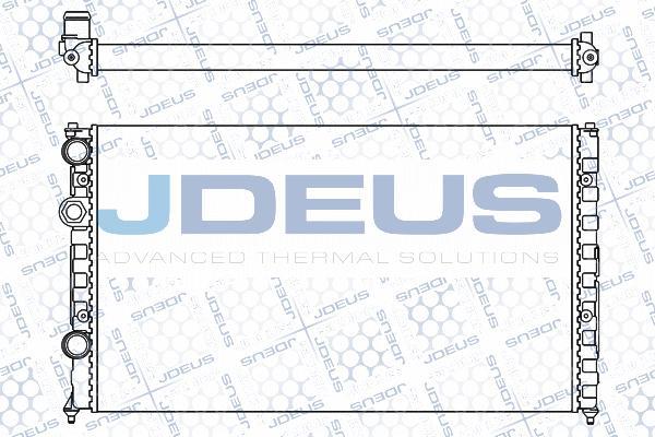 Jdeus M-025018A - Радіатор, охолодження двигуна autozip.com.ua