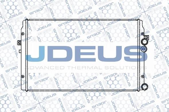 Jdeus M-0250280 - Радіатор, охолодження двигуна autozip.com.ua
