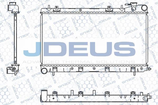 Jdeus M-026012A - Радіатор, охолодження двигуна autozip.com.ua