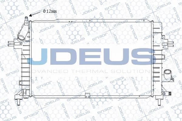 Jdeus M-0200980 - Радіатор, охолодження двигуна autozip.com.ua