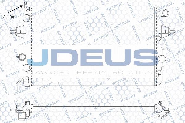 Jdeus M-0200770 - Радіатор, охолодження двигуна autozip.com.ua