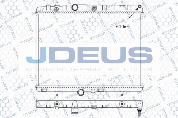 Jdeus M-0210430 - Радіатор, охолодження двигуна autozip.com.ua