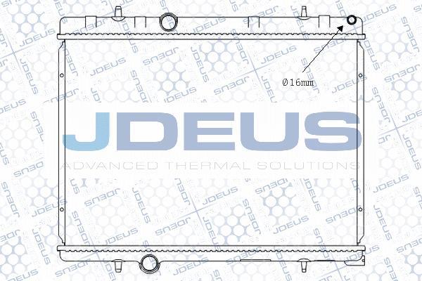 Jdeus M-0210380 - Радіатор, охолодження двигуна autozip.com.ua