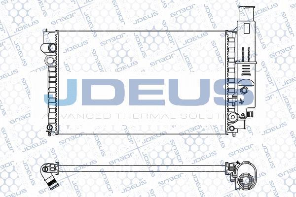 Jdeus M-0210220 - Радіатор, охолодження двигуна autozip.com.ua