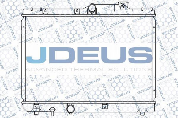Jdeus M-0280470 - Радіатор, охолодження двигуна autozip.com.ua
