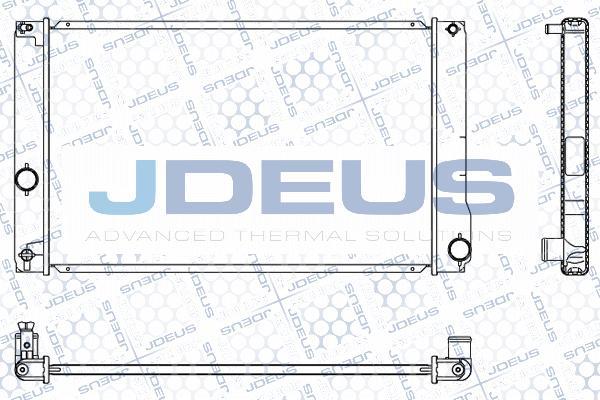 Jdeus M-0280820 - Радіатор, охолодження двигуна autozip.com.ua