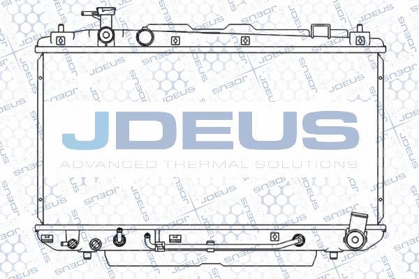 Jdeus M-028104A - Радіатор, охолодження двигуна autozip.com.ua
