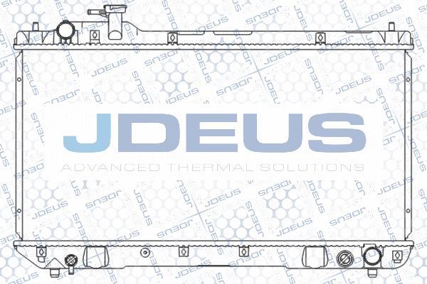 Jdeus M-028107A - Радіатор, охолодження двигуна autozip.com.ua