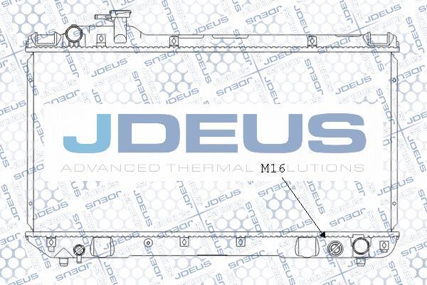 Jdeus M-0281130 - Радіатор, охолодження двигуна autozip.com.ua