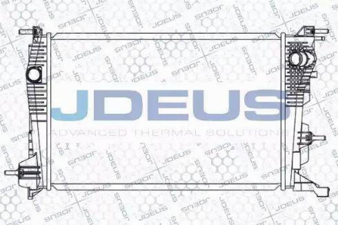 Jdeus 023M63 - Радіатор, охолодження двигуна autozip.com.ua