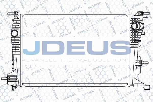 Jdeus M-0230990 - Радіатор, охолодження двигуна autozip.com.ua
