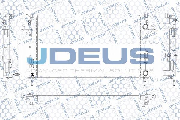 Jdeus M-0230690 - Радіатор, охолодження двигуна autozip.com.ua