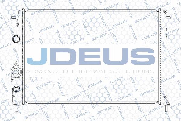 Jdeus M-0230600 - Радіатор, охолодження двигуна autozip.com.ua