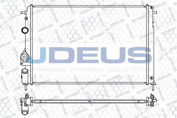 Jdeus M-0230601 - Радіатор, охолодження двигуна autozip.com.ua