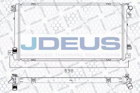 Jdeus M-023113A - Радіатор, охолодження двигуна autozip.com.ua