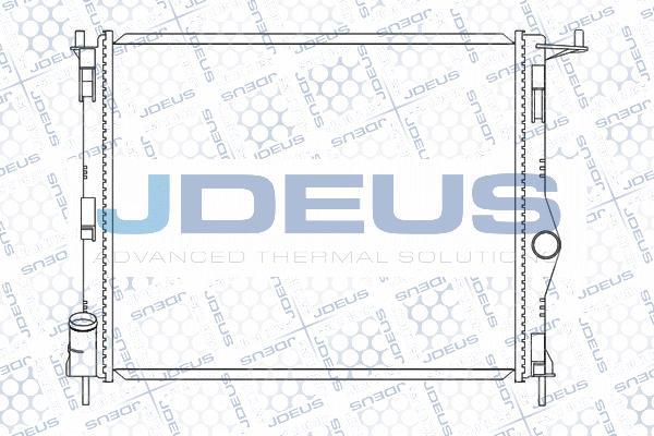 Jdeus M-0231300 - Радіатор, охолодження двигуна autozip.com.ua