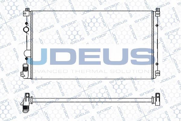 Jdeus M-023125A - Радіатор, охолодження двигуна autozip.com.ua