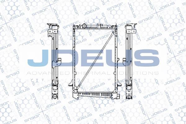 Jdeus M-1080060 - Радіатор, охолодження двигуна autozip.com.ua
