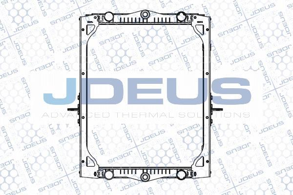 Jdeus M-1080080 - Радіатор, охолодження двигуна autozip.com.ua