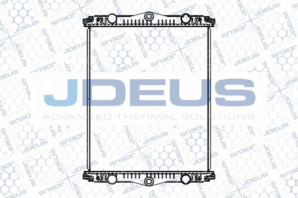Jdeus M-108008B - Радіатор, охолодження двигуна autozip.com.ua