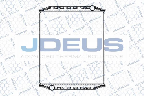 Jdeus M-1150060 - Радіатор, охолодження двигуна autozip.com.ua