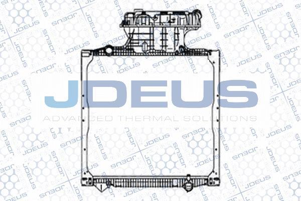 Jdeus M-115014A - Радіатор, охолодження двигуна autozip.com.ua