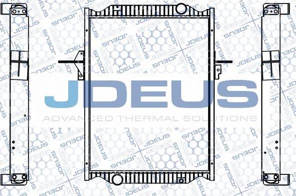 Jdeus M-1230930 - Радіатор, охолодження двигуна autozip.com.ua