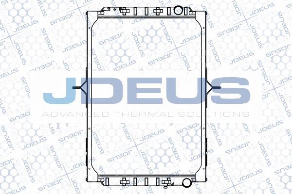 Jdeus M-123019A - Радіатор, охолодження двигуна autozip.com.ua