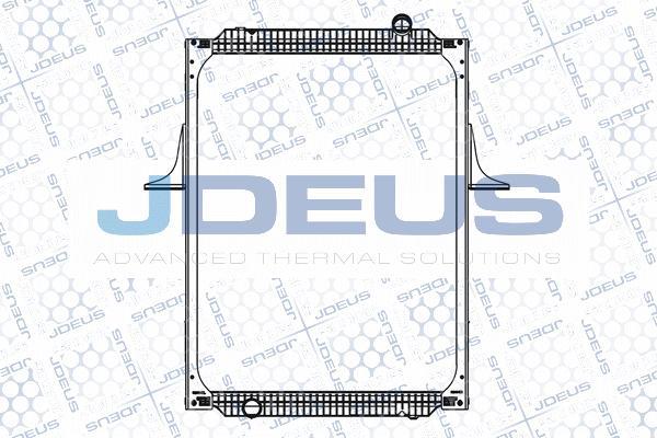 Jdeus M-1230140 - Радіатор, охолодження двигуна autozip.com.ua