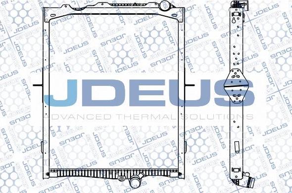 Jdeus M-123132A - Радіатор, охолодження двигуна autozip.com.ua
