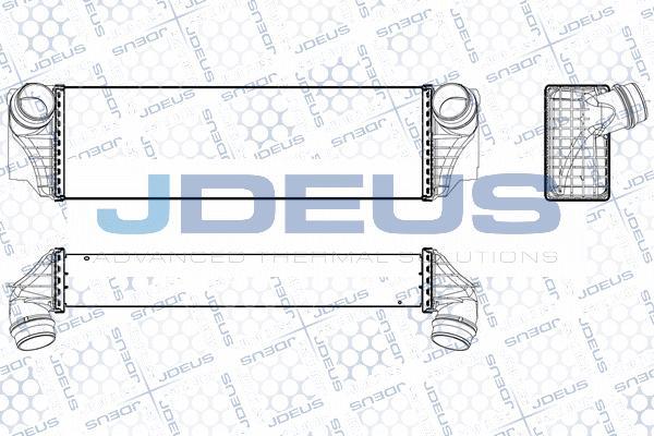 Jdeus M-805031A - Интеркулер autozip.com.ua