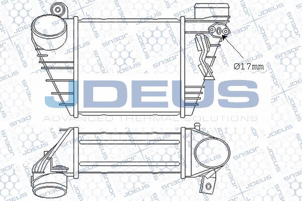 Jdeus M-801019A - Интеркулер autozip.com.ua