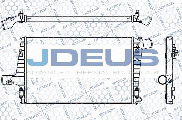 Jdeus M-801016A - Интеркулер autozip.com.ua