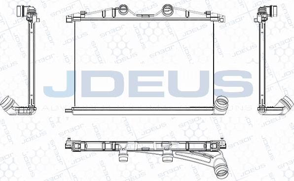 Jdeus M-807055A - Интеркулер autozip.com.ua