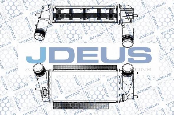 Jdeus M-812069A - Интеркулер autozip.com.ua