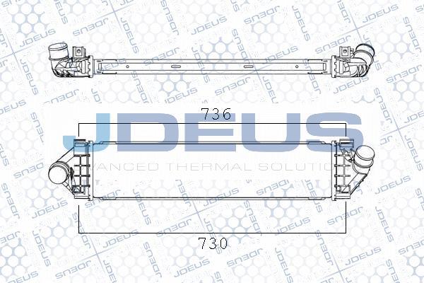 Jdeus M-812114A - Интеркулер autozip.com.ua