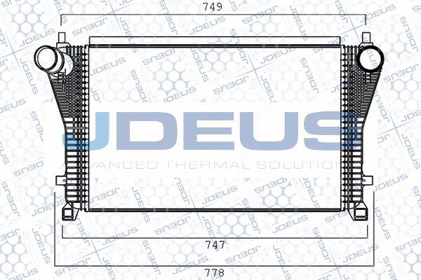 Jdeus M-830019A - Интеркулер autozip.com.ua