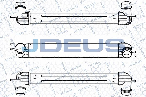 Jdeus M-870004A - Интеркулер autozip.com.ua