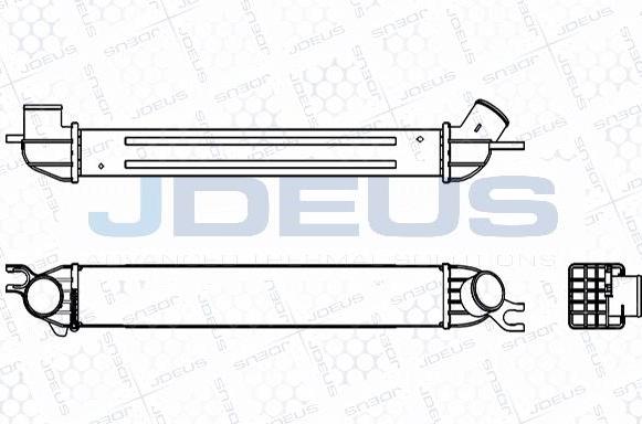 Jdeus M-870003A - Интеркулер autozip.com.ua