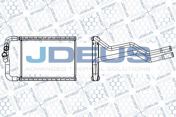 Jdeus M-2540270 - Теплообмінник, опалення салону autozip.com.ua