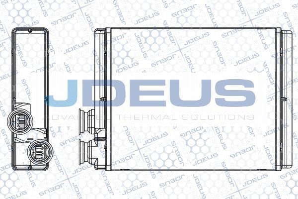 Jdeus M-2070090 - Теплообмінник, опалення салону autozip.com.ua