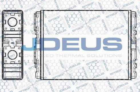 Jdeus M-219082A - Теплообмінник, опалення салону autozip.com.ua
