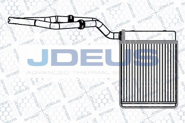 Jdeus M-212114A - Теплообмінник, опалення салону autozip.com.ua