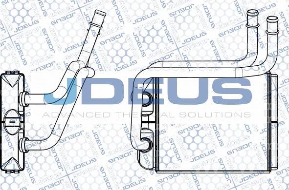 Jdeus M-2300540 - Теплообмінник, опалення салону autozip.com.ua