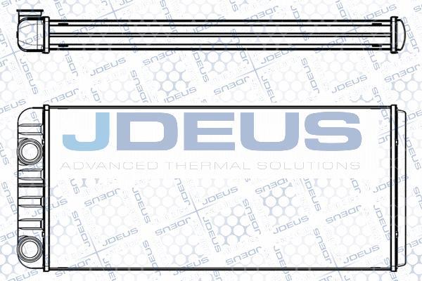 Jdeus M-2310110 - Теплообмінник, опалення салону autozip.com.ua