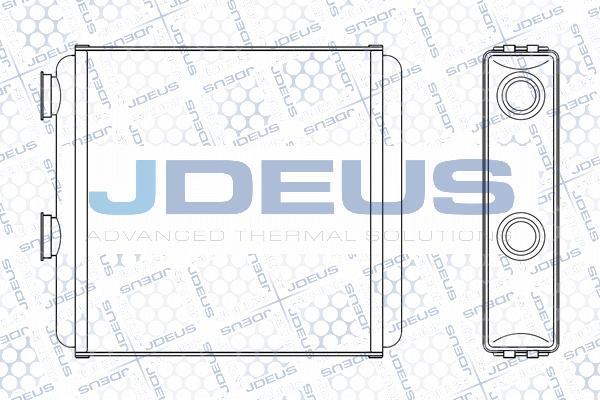 Jdeus M-220102A - Теплообмінник, опалення салону autozip.com.ua