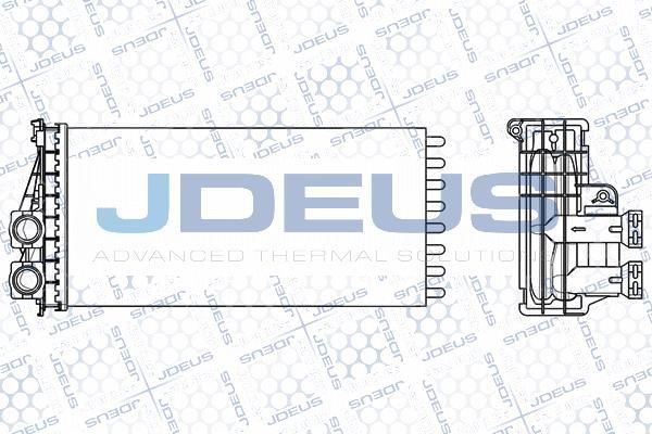 Jdeus M-2210420 - Теплообмінник, опалення салону autozip.com.ua