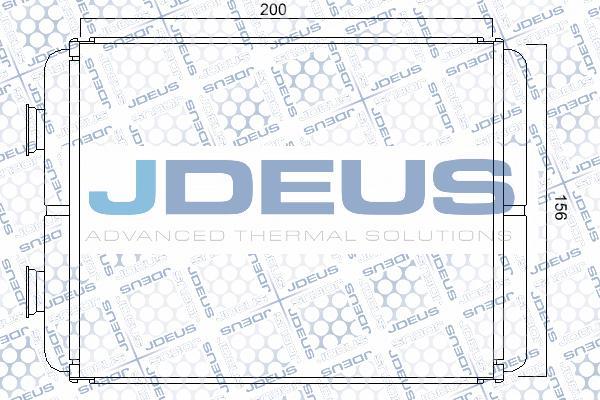 Jdeus M-228033A - Теплообмінник, опалення салону autozip.com.ua