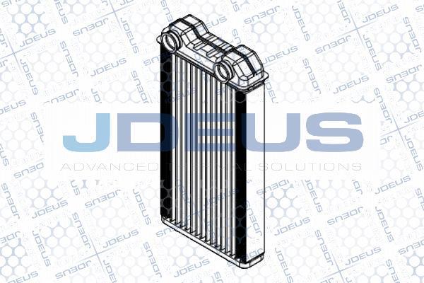 Jdeus M-223076A - Теплообмінник, опалення салону autozip.com.ua