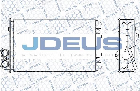 Jdeus M-2231210 - Теплообмінник, опалення салону autozip.com.ua